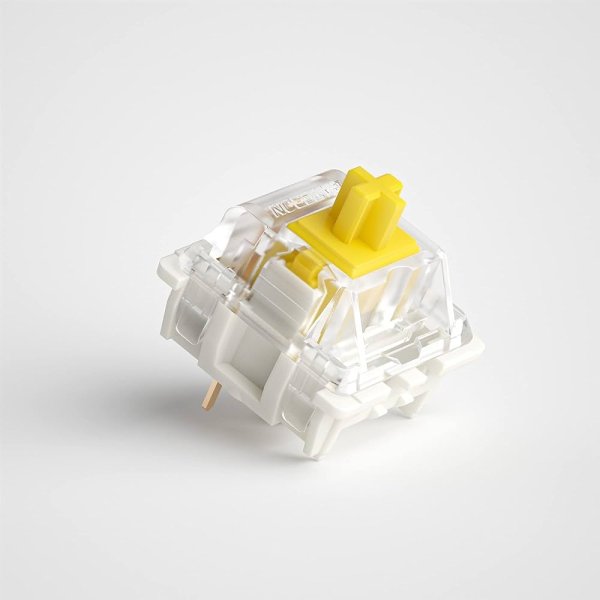 Switch Gateron Milky Pro Jaune linéaire pour clavier mécanique