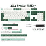 Kit de keycaps Cool Jazz en PBT profil XDA monté sur un clavier mécanique