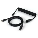 Câble USB-C noir de 3 mètres pour clavier mécanique